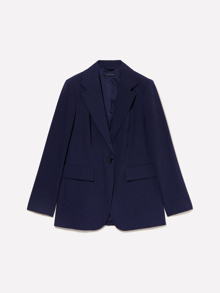 Blazer regular fit blu scuro - blazer da donna - Blu Scuro | Sisley image number 4